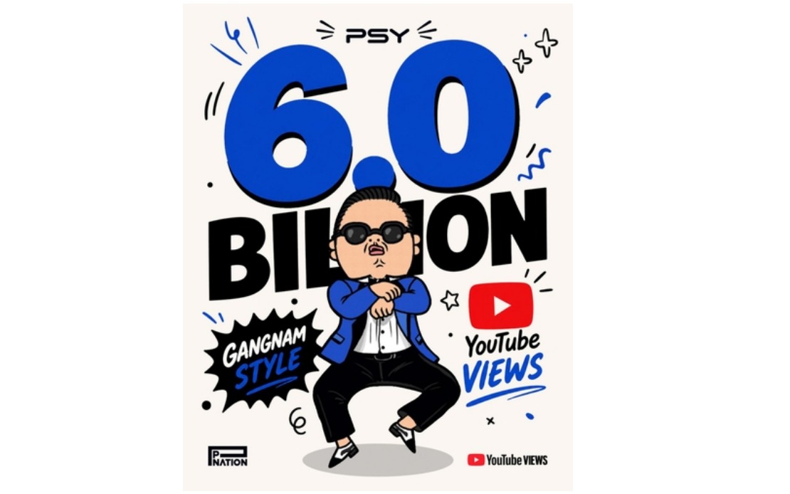 Psy's 'Gangnam Style' Becomes Most-Watched K-pop Video With 6 Billion YouTube Views