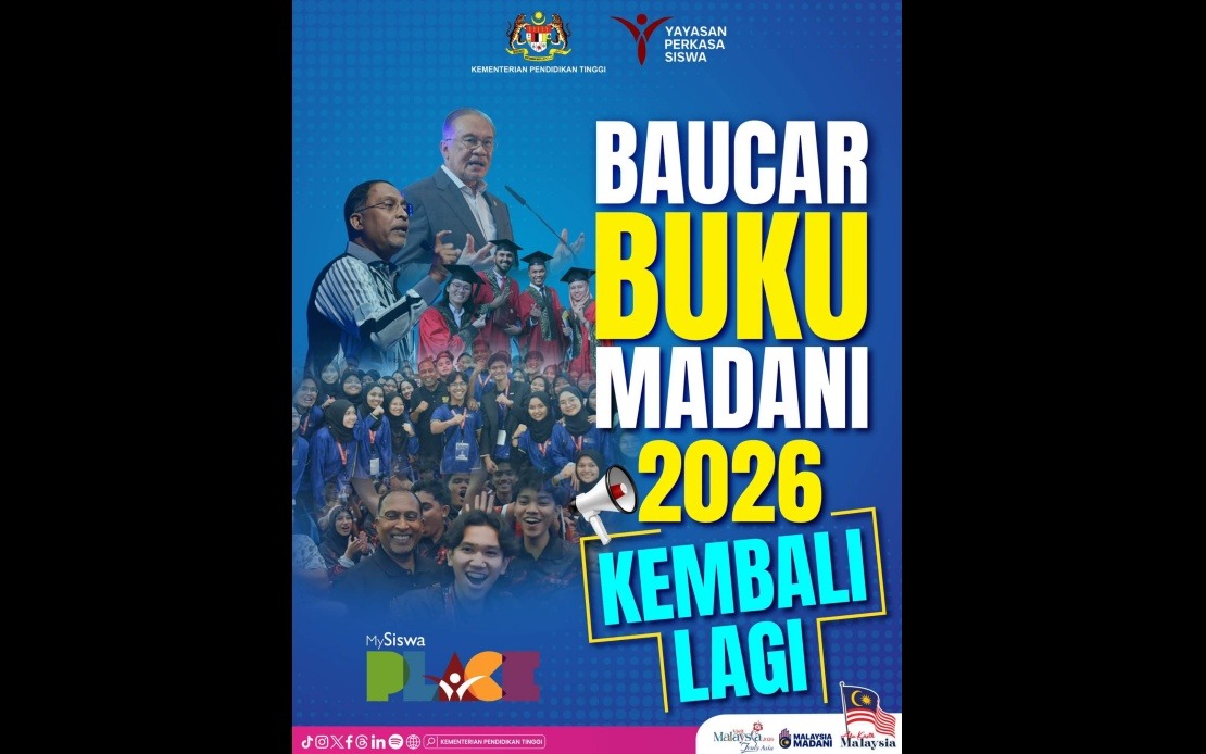 1.18 Million Higher Education Students Can Claim RM100 MADANI Book Vouchers From July 15