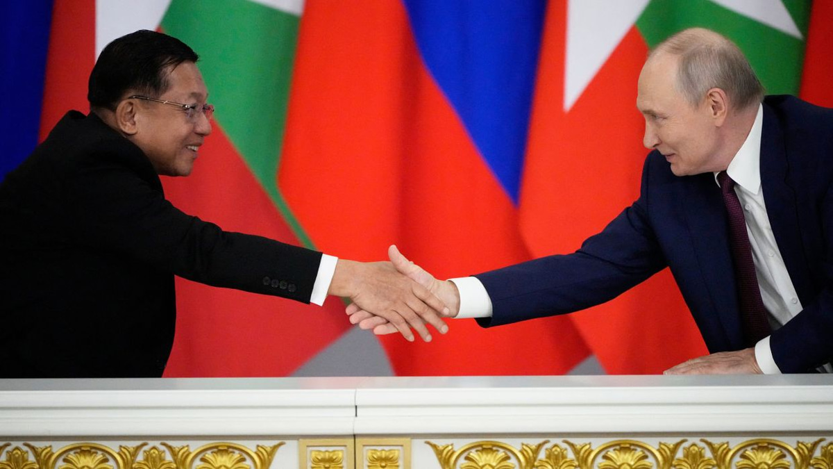 Putin Deepens Economic and Military Ties with Myanmar's Min Aung Hlaing