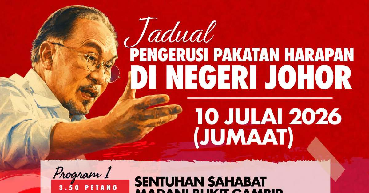 Anwar Makes Final Push for Pakatan Harapan as Johor Polls Near