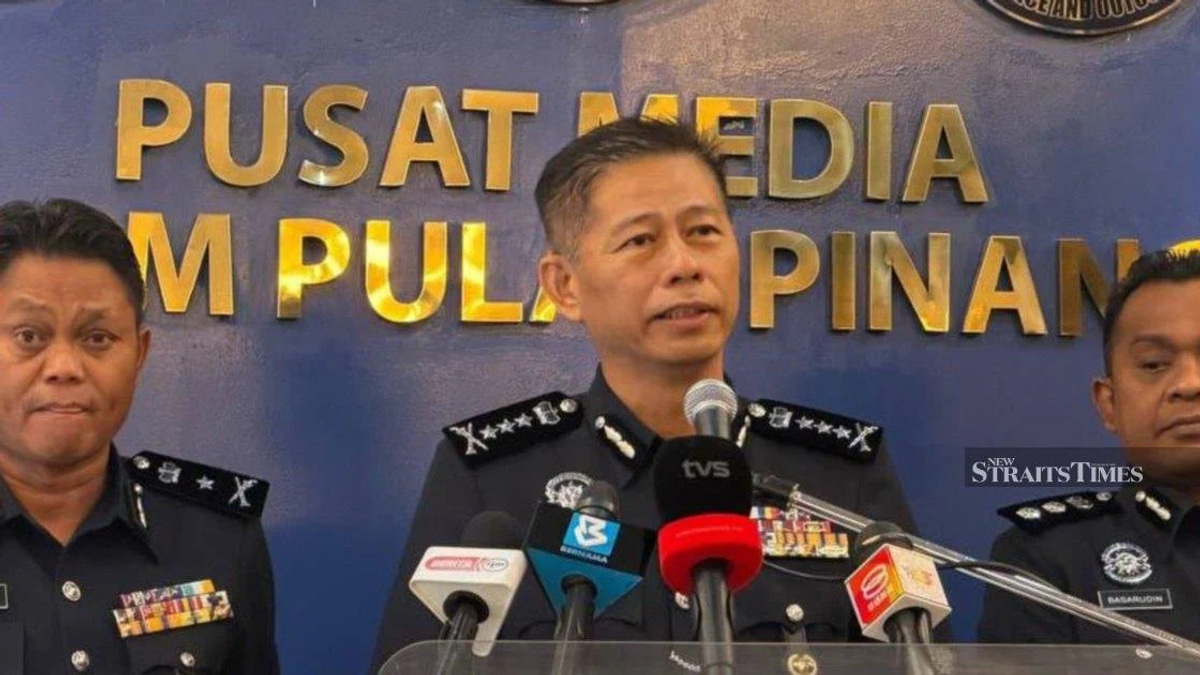 Penang Police Dismantle Liquid Methamphetamine Syndicate, Arrest Suspect with RM450,000 Drug Haul