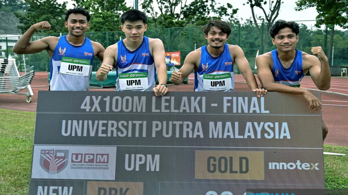 Aliff Iman Leads UPM to Historic 4x100m Gold, Shatters SUKIPT Record with Sub-40 Second Dash
