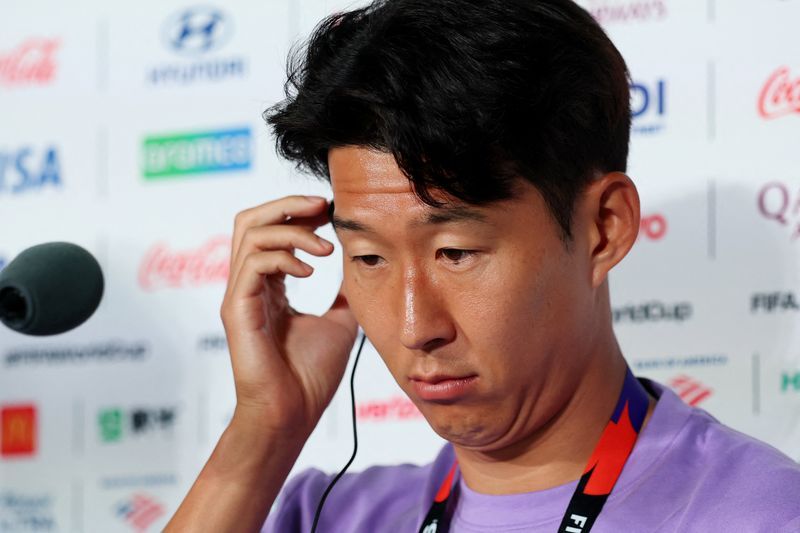 South Korea's World Cup squad boycotts media engagements after mocking of Son's military service