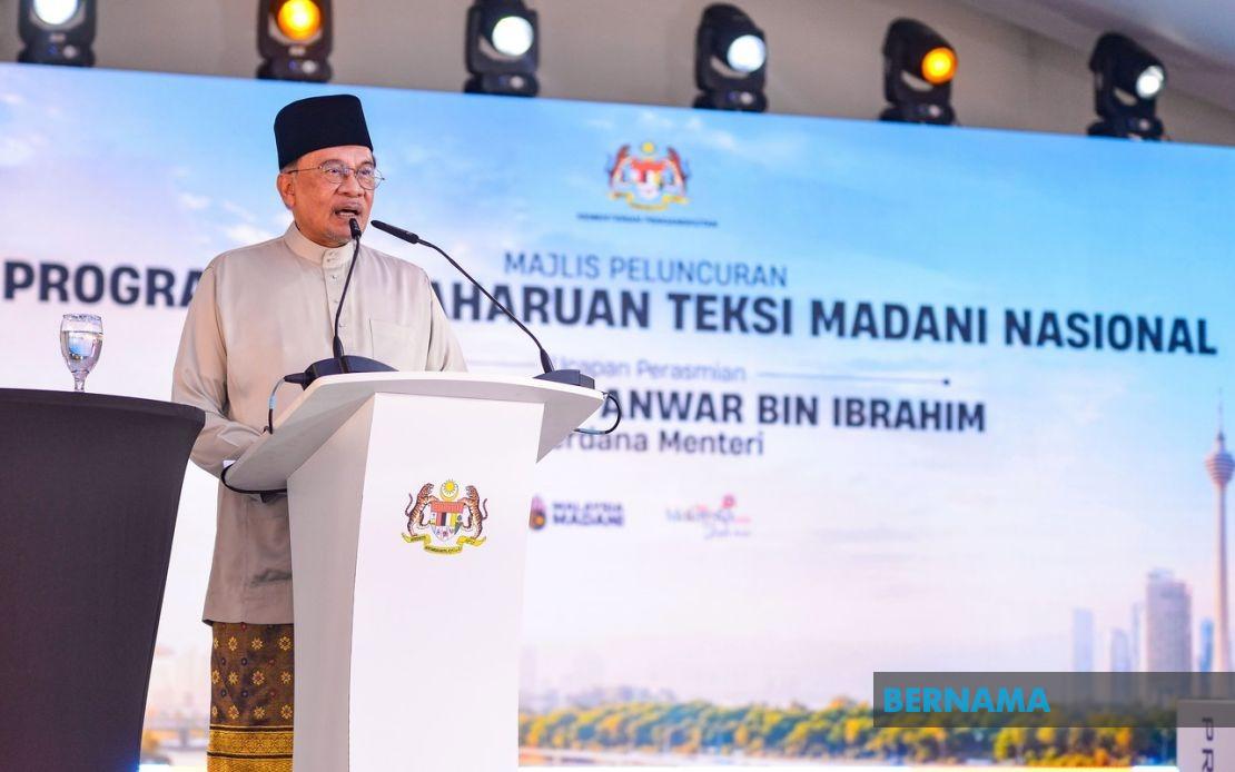 PM Anwar Doubles Down on Taxi Reform With Extra RM10 Million Injection