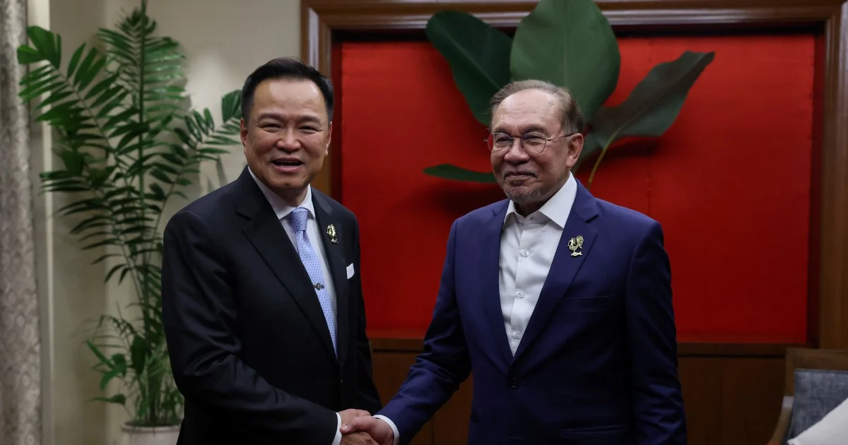 Thai PM Anutin to visit Malaysia as bilateral ties deepen on security and trade