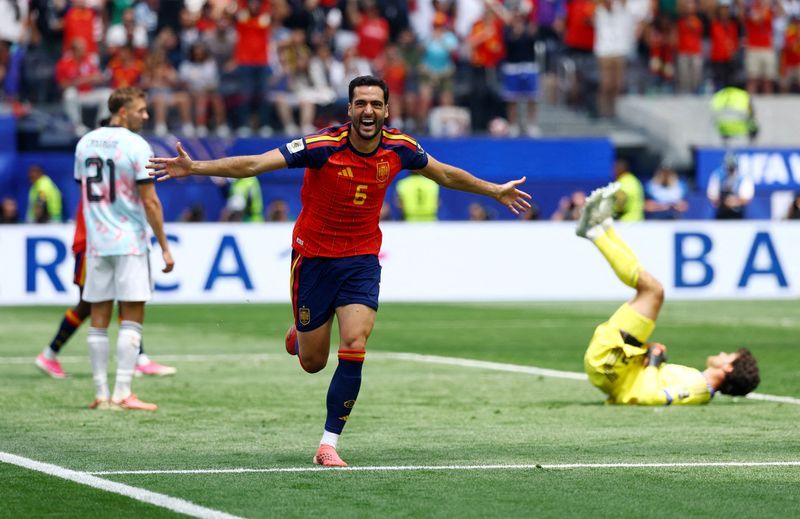 Merino's late heroics propel Spain past injury-plagued Belgium into World Cup semi-finals