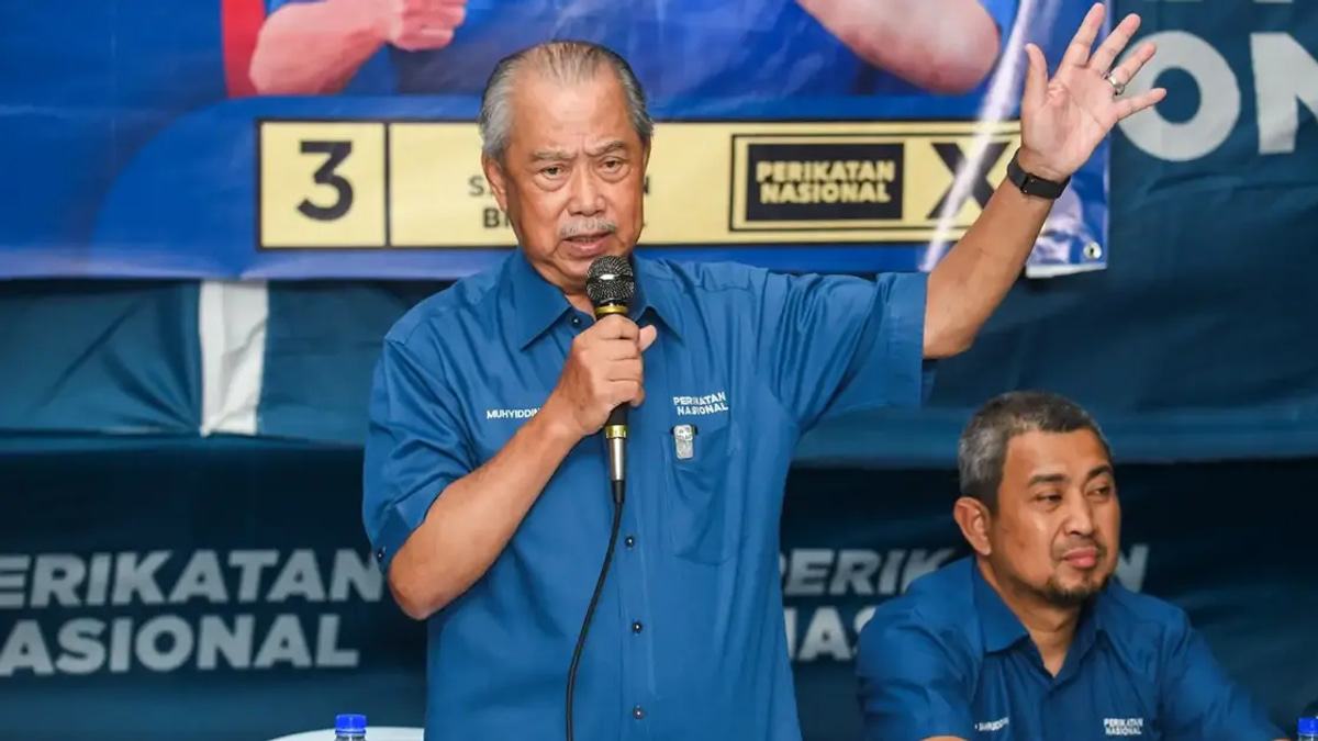 Johor Election and Najib's Release Are Connected, Says Muhyiddin
