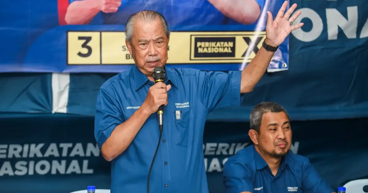 Johor Election and Najib's Release Are Connected, Says Muhyiddin