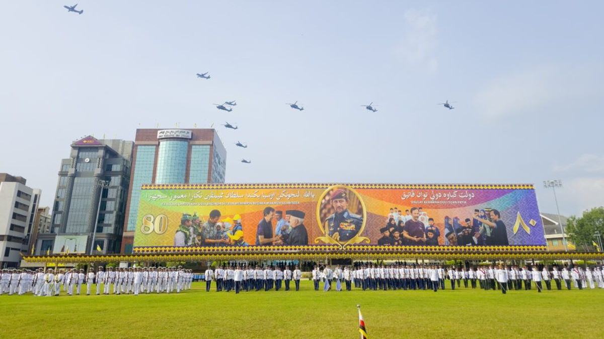 Brunei prepares grand ceremonial parade for Sultan Hassanal Bolkiah's 80th birthday