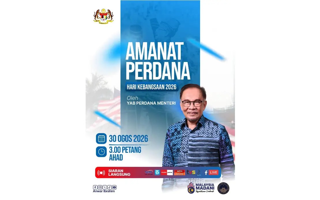 Anwar to Unveil Key Programmes in National Day Address at Putrajaya