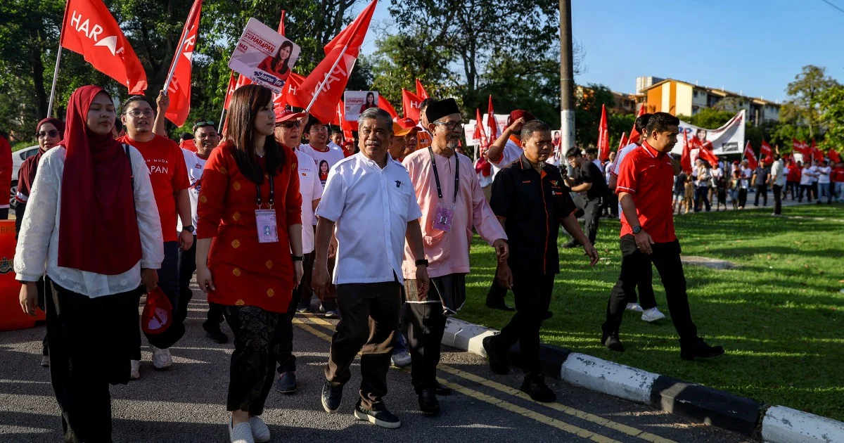 Pakatan Harapan supporters rally behind Sharon Teo in Johor state election bid