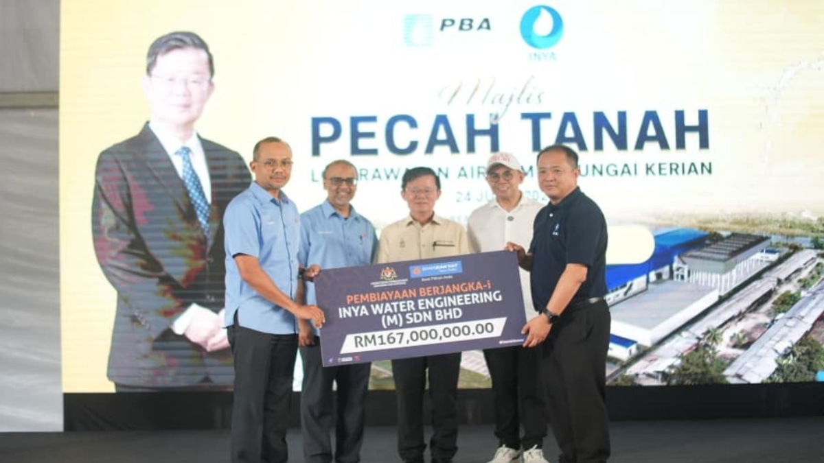 Bank Rakyat Funds RM167 Million Sungai Kerian Water Treatment Plant in Penang
