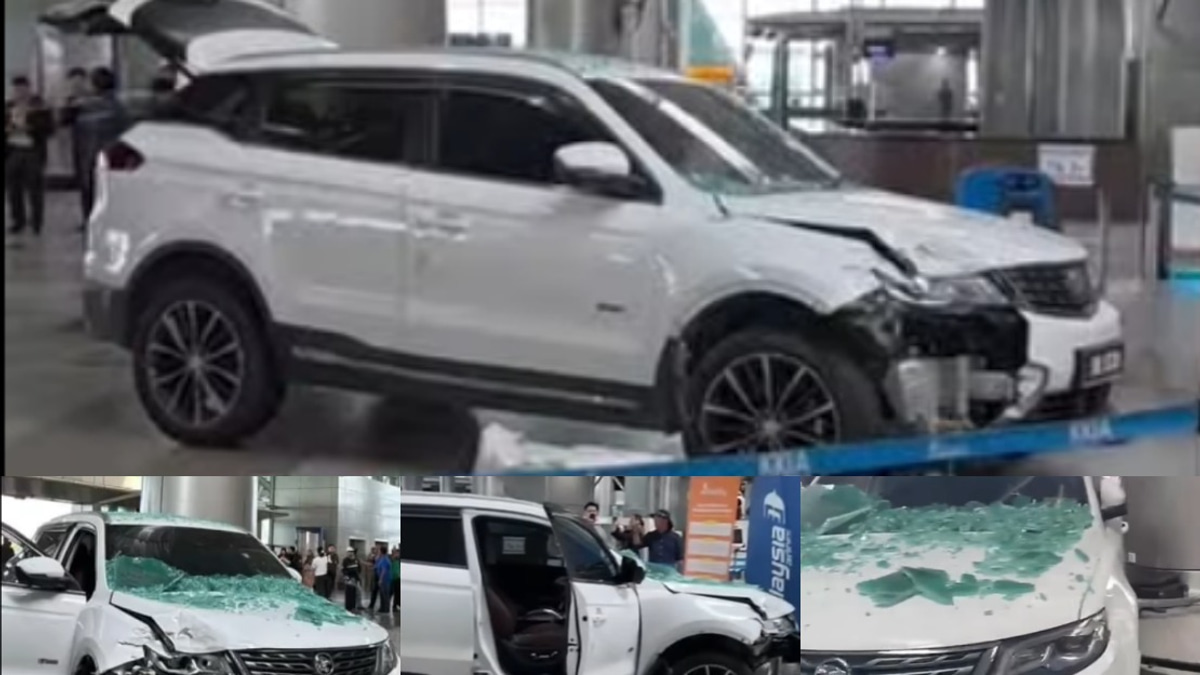 Forgotten Parking Gear Triggers Airport Terminal Crash in Kota Kinabalu