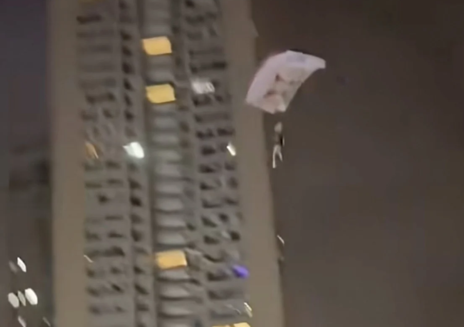 Chinese Man Detained After Illegal Skydive from Residential Building to Boost Social Media Presence