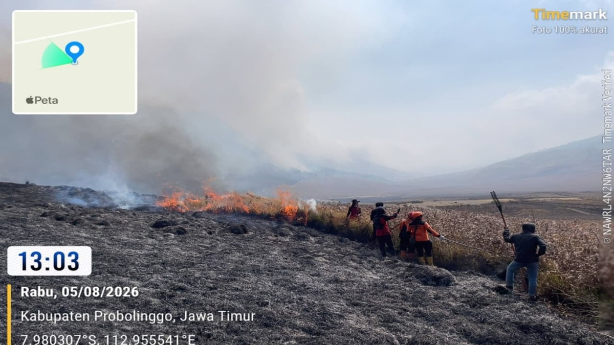 Indonesia Deploys Helicopters to Combat Mount Bromo Wildfire Across 60 Hectares
