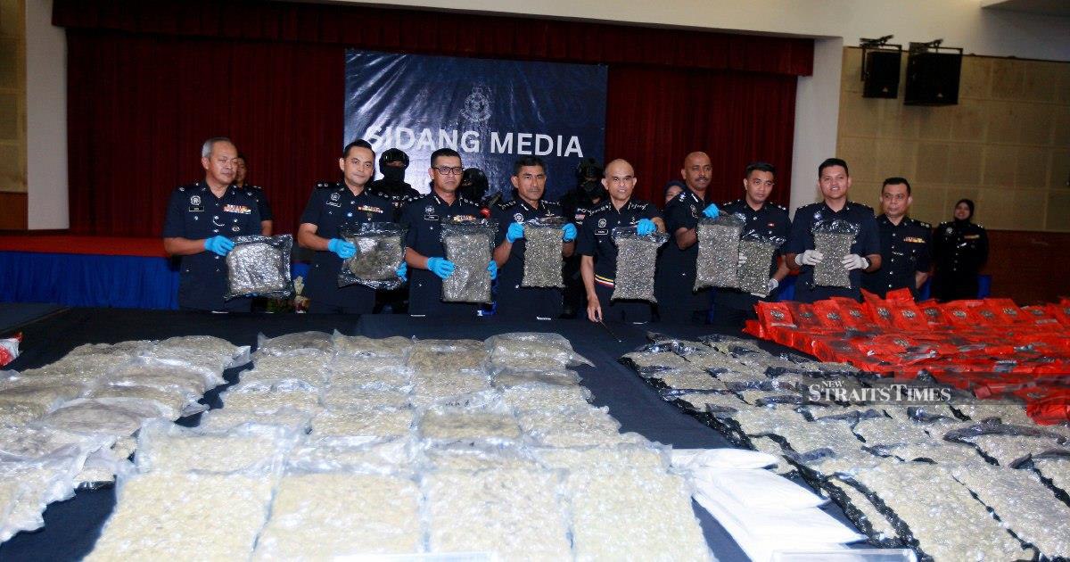 Police dismantle major drug network with RM37.5mil seizure across Selangor
