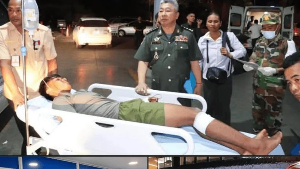 Four Cambodian soldiers injured in border blast near Thailand