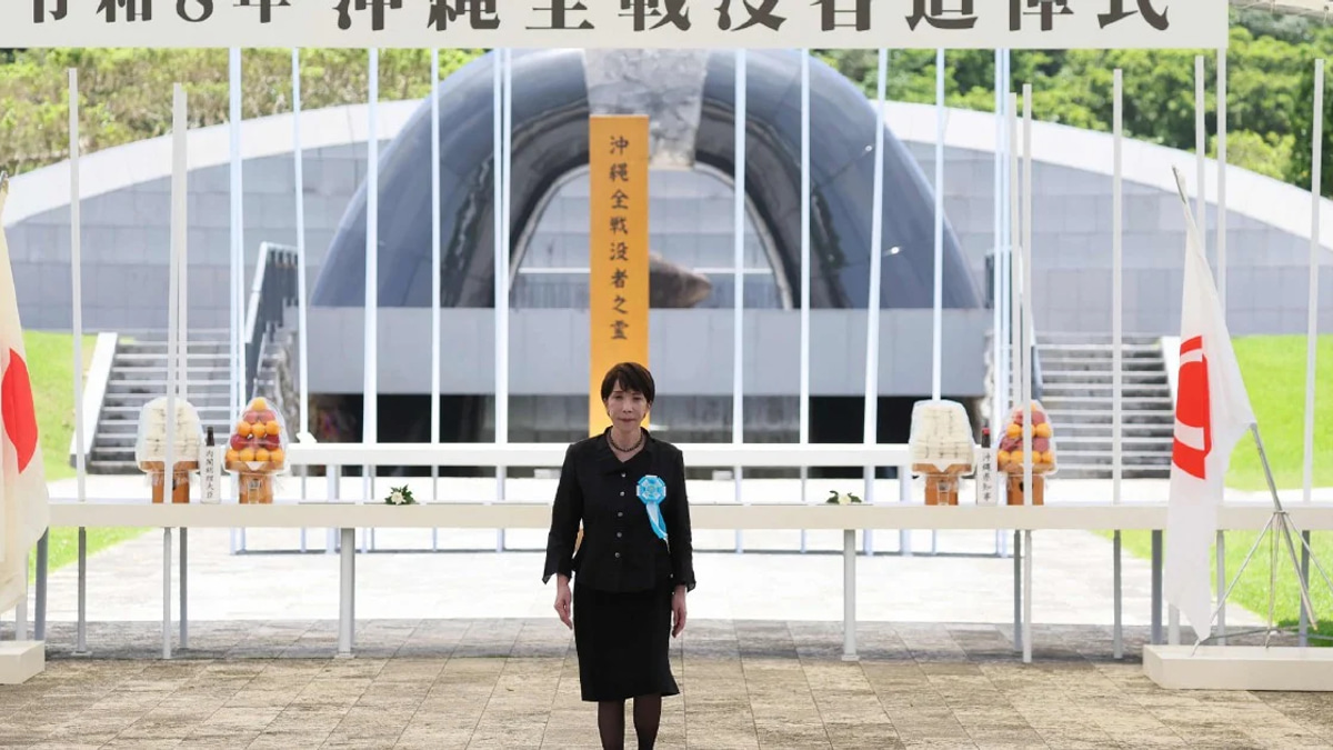 Japan's New PM Faces Public Backlash Over Military Expansion at War Memorial