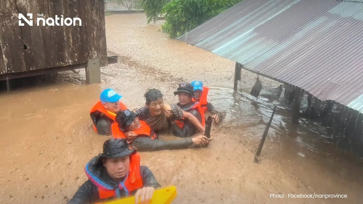 Thailand's Nan Province Battles Severe Flooding as Monsoon Rains Drench Region