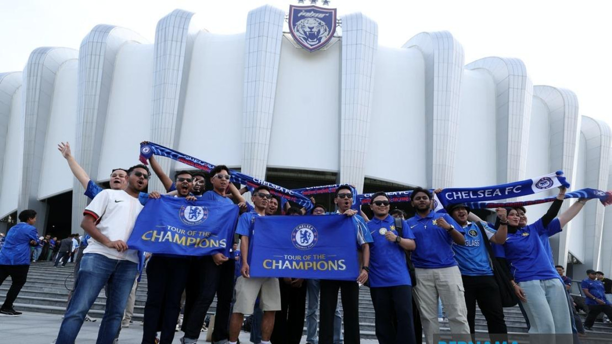 Thousands Converge on Sultan Ibrahim Stadium as Chelsea Ready for Historic JDT Friendly
