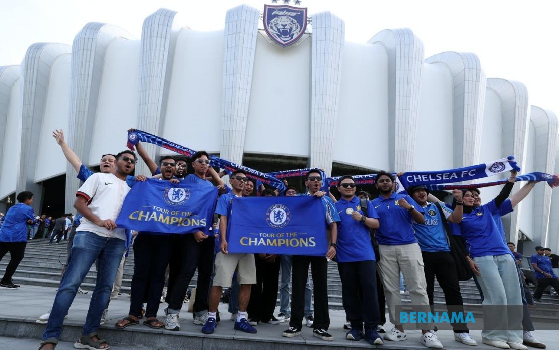 Thousands Converge on Sultan Ibrahim Stadium as Chelsea Ready for Historic JDT Friendly