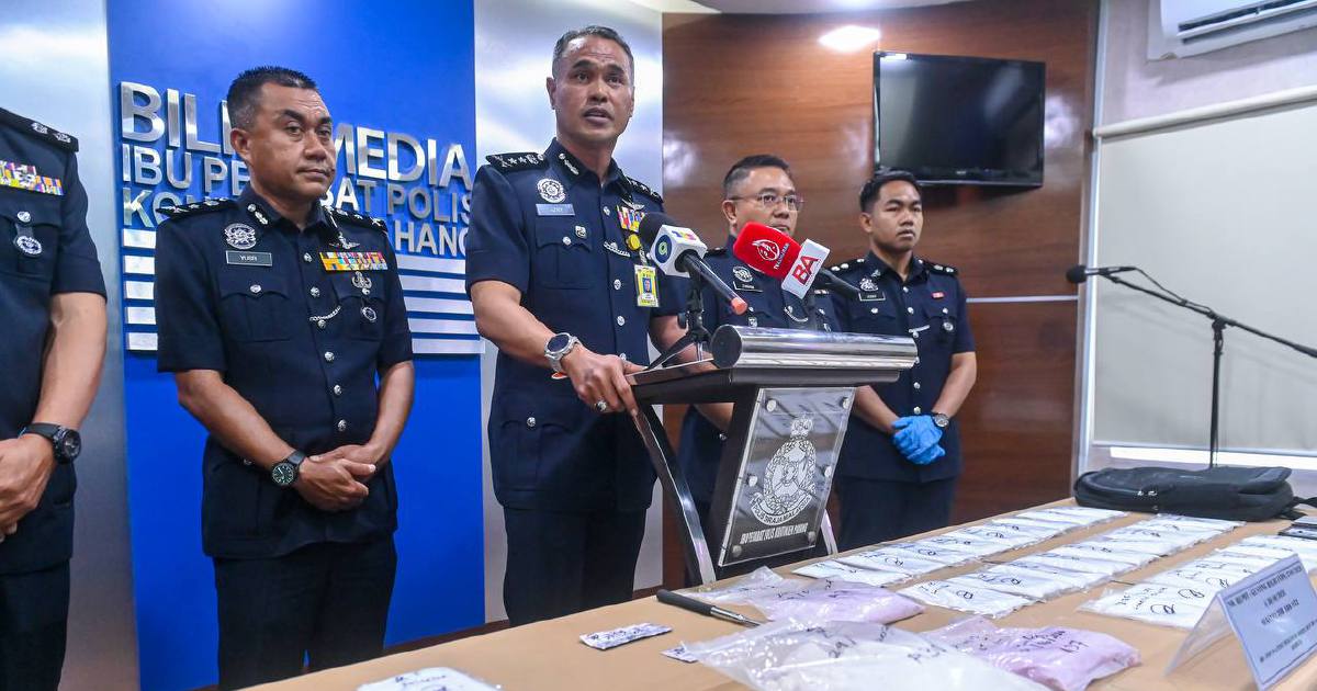 Thai Woman and Partner Held in Major Bentong Drug Seizure Worth RM728,000
