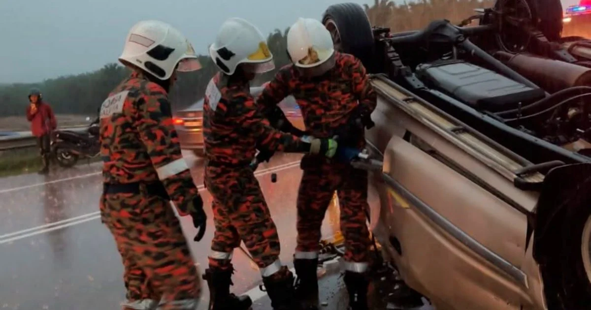 Two Sisters Among Four Dead in Two Separate Pahang Road Crashes Within an Hour