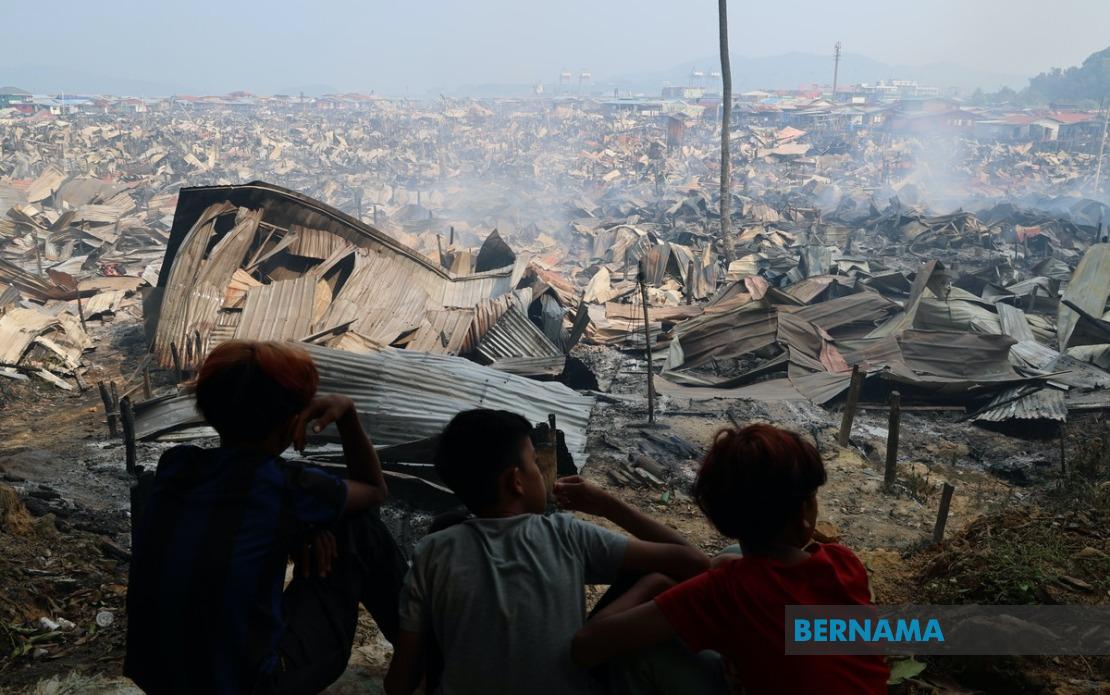 Sabah Government Allocates RM3,000 Aid Per Household for Kg Lok Buta Fire Victims