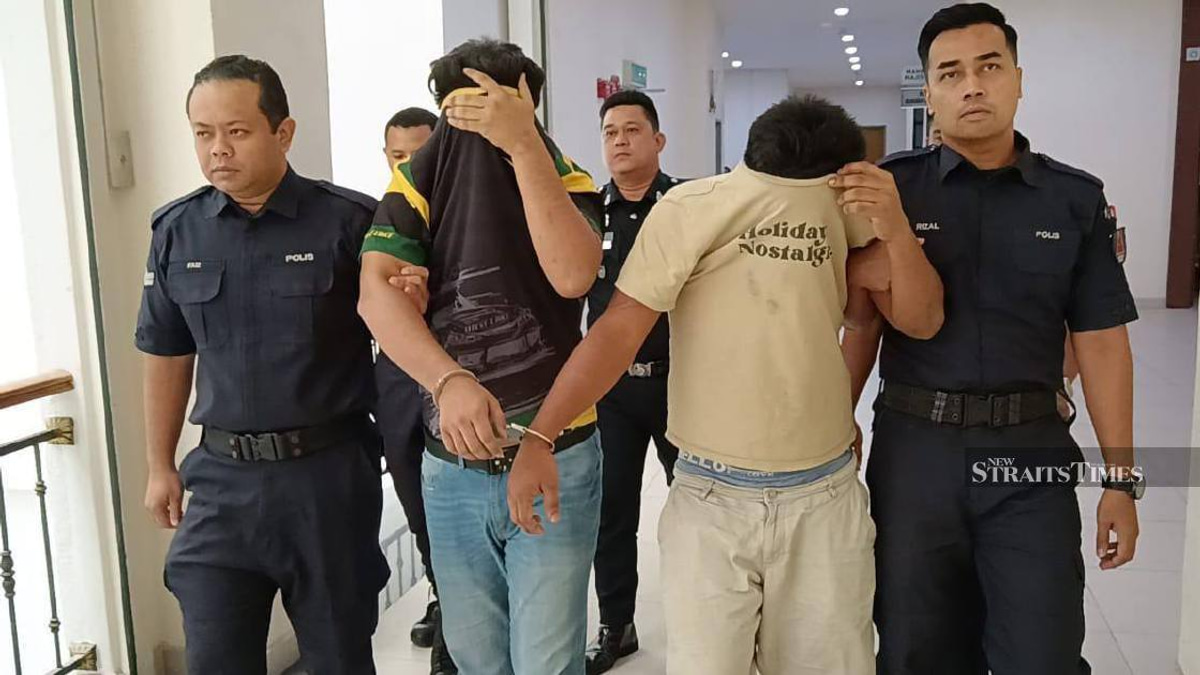 Two UNHCR card holders charged with a string of break-ins in Muar