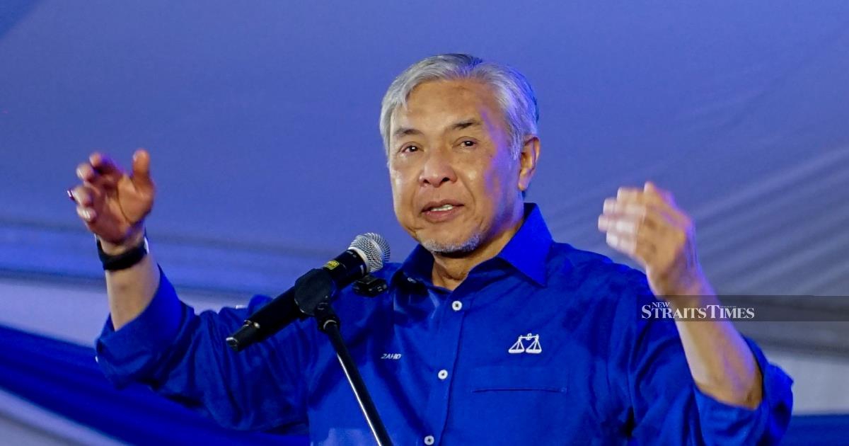 BN Did Not Plagiarise Pakatan Manifesto, Zahid Insists Ahead of Negri Sembilan Poll