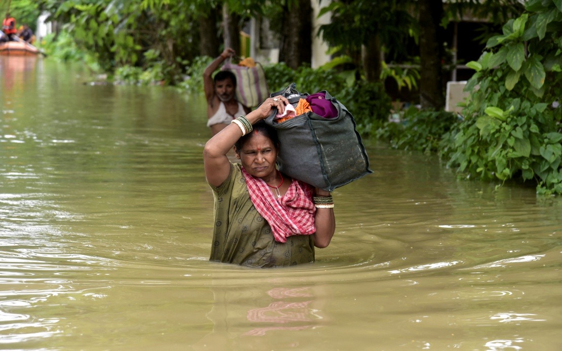 Assam Floods Kill 62, Displace Over 1.1 Million in India's Northeast