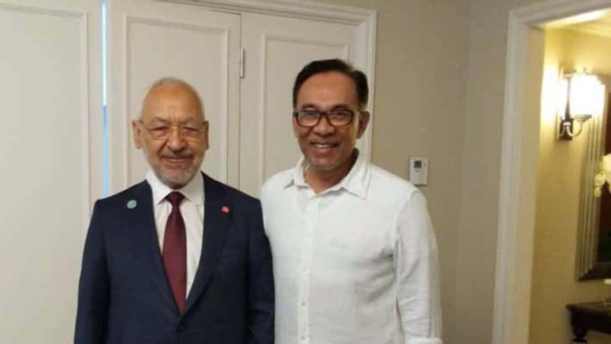 Anwar Ibrahim appeals to Tunisia for Ghannouchi's release