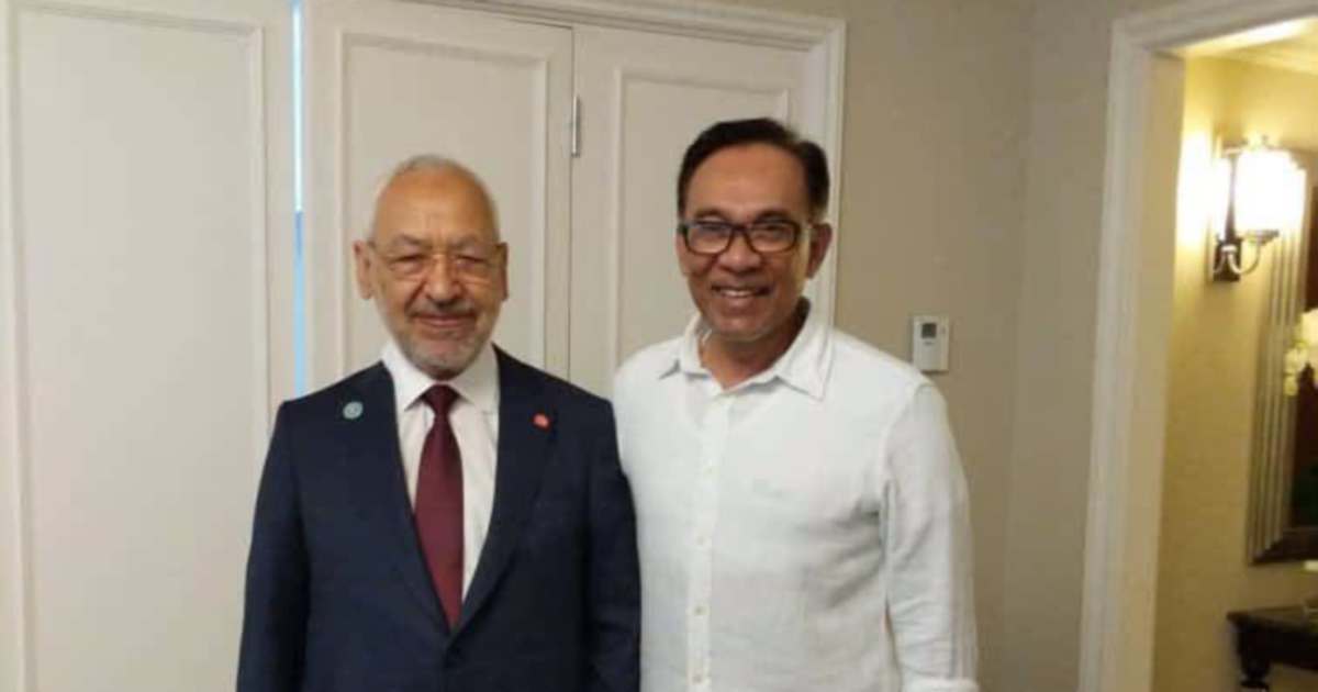 Anwar Ibrahim appeals to Tunisia for Ghannouchi's release