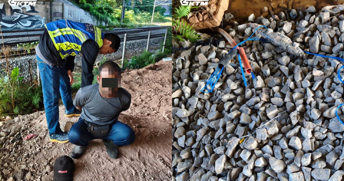 Two arrested attempting to steal railway cables in Shah Alam