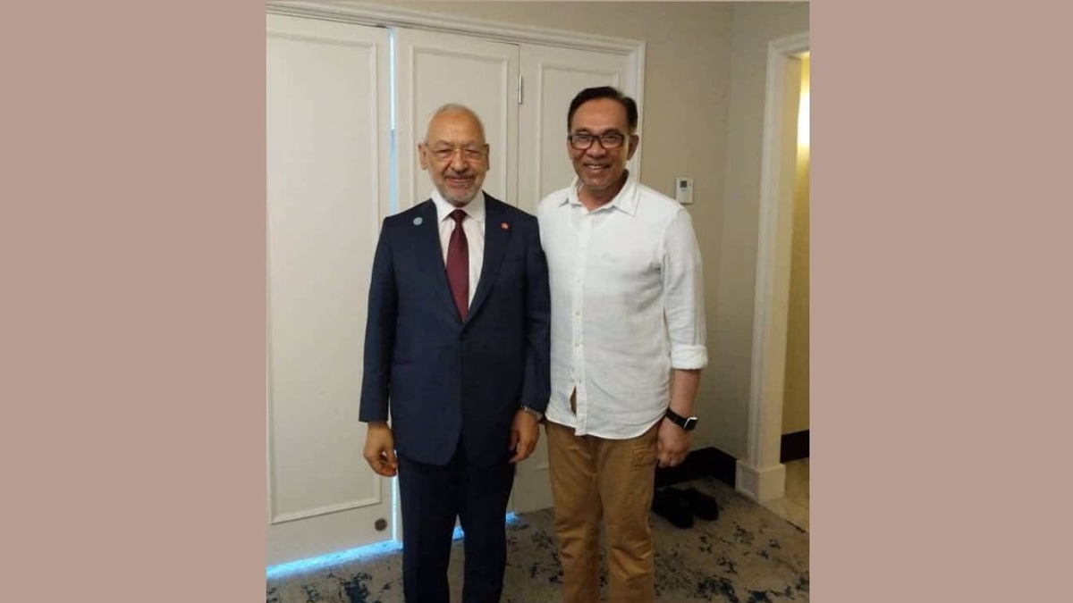 Anwar Urges Tunisia to Free Ghannouchi on Health and Humanitarian Grounds