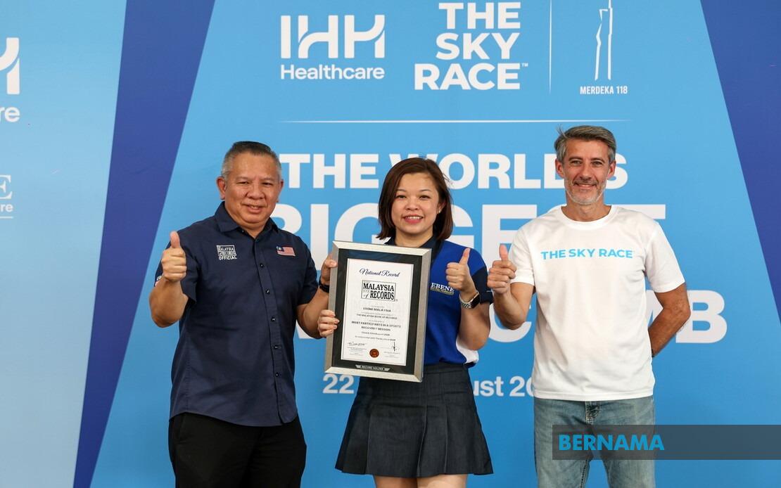 EBENE Sets Malaysia Record with Sports Recovery Initiative at Sky Race 2026