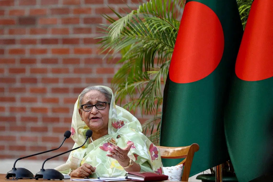 Bangladesh presses India over Hasina's planned New Delhi speech, citing diplomatic concerns