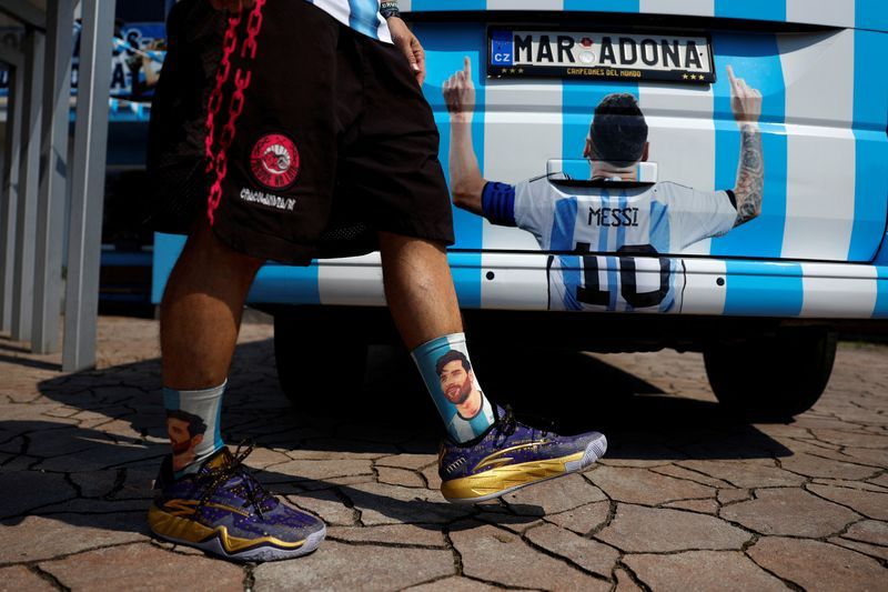 Czech superfan's Argentine dream: From Maradona statue to Messi mural in countryside shrine