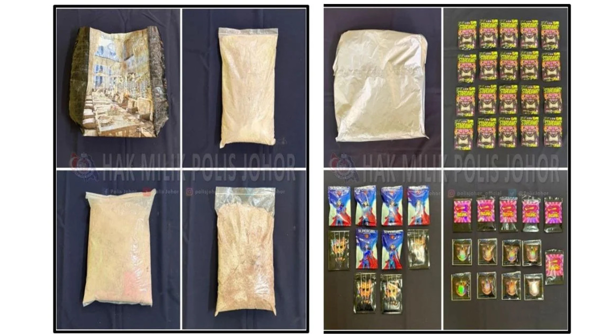 Married Couple Held in Record RM3.59 Million Drug Haul from Johor Residence