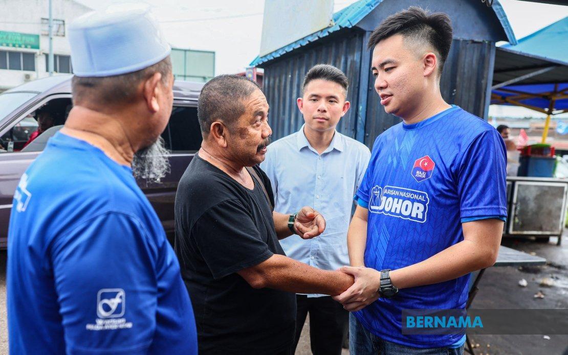 Yap Zhi Peng Targets Economic Revival and Youth Jobs in Mengkibol Johor Campaign