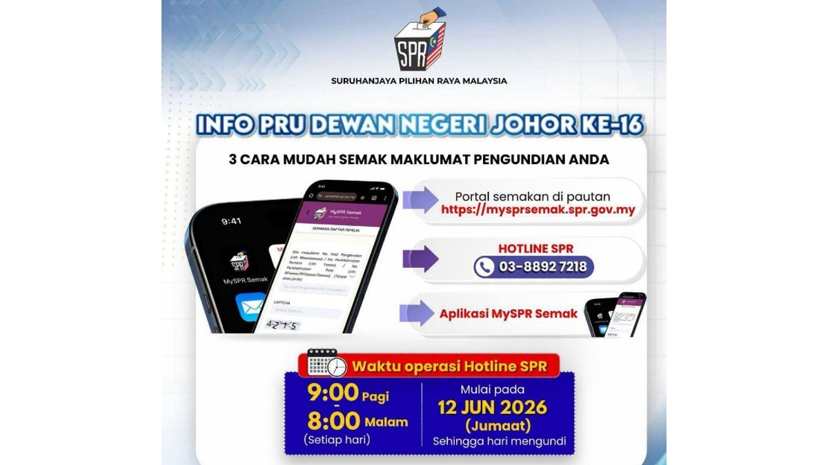 Johor Voters Urged to Verify Polling Details Before Saturday Election