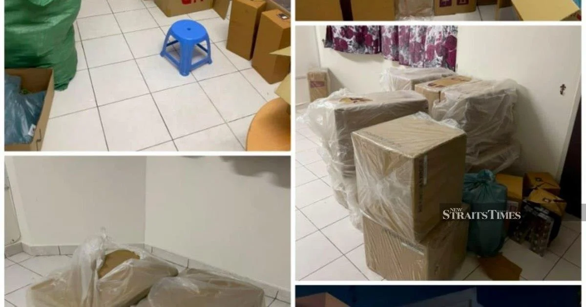 Three Foreign Nationals Detained After Police Uncover Half-Million-Ringgit Contraband Cigarette Stockpile in Johor Baru