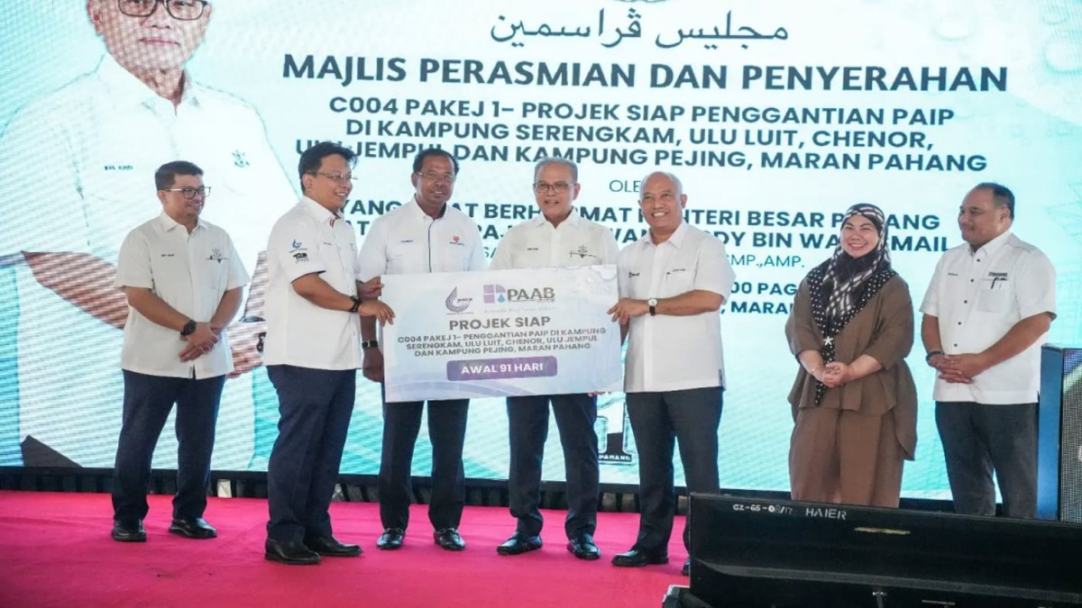 PAAB's RM11.19 Million Pipeline Overhaul Ends Two Decades of Water Woes in Maran