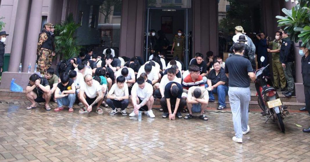 Laos Nets 261 Foreign Nationals in Major Telecommunications Fraud Sweep