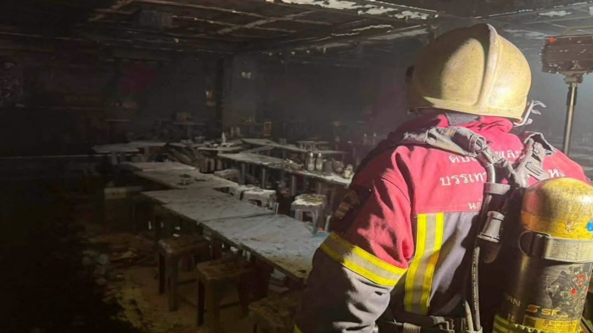 Bangkok Bar Fire Kills 27 in Chatuchak District; Smoke Inhalation Suspected
