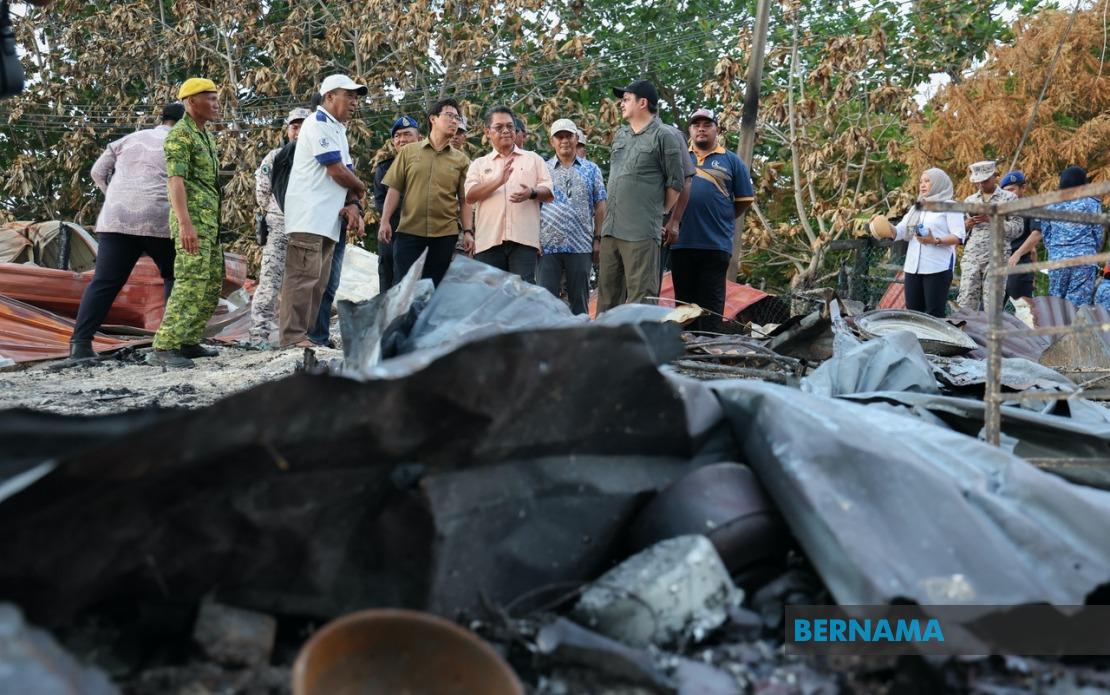 Federal Government Mobilises Support for Pulau Nunuyan Fire Victims in Sandakan