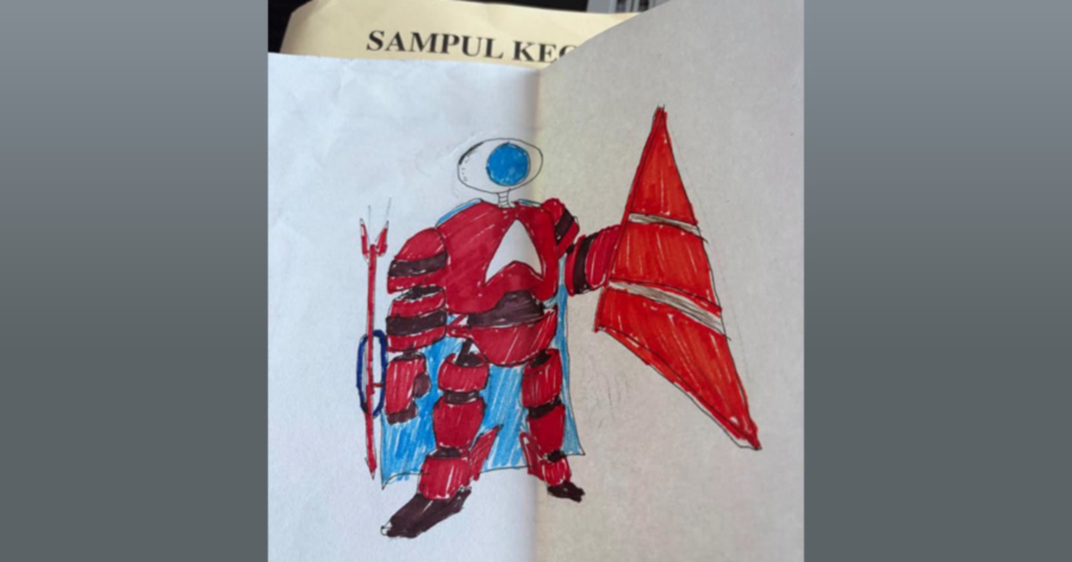 Prime Minister Anwar Treasures Drawing from Special Needs Child at Temu Anwar Event