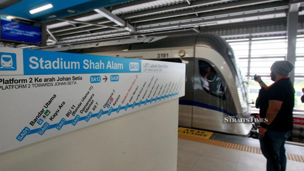 Anwar to inaugurate LRT3 Shah Alam extension ahead of Monday service launch