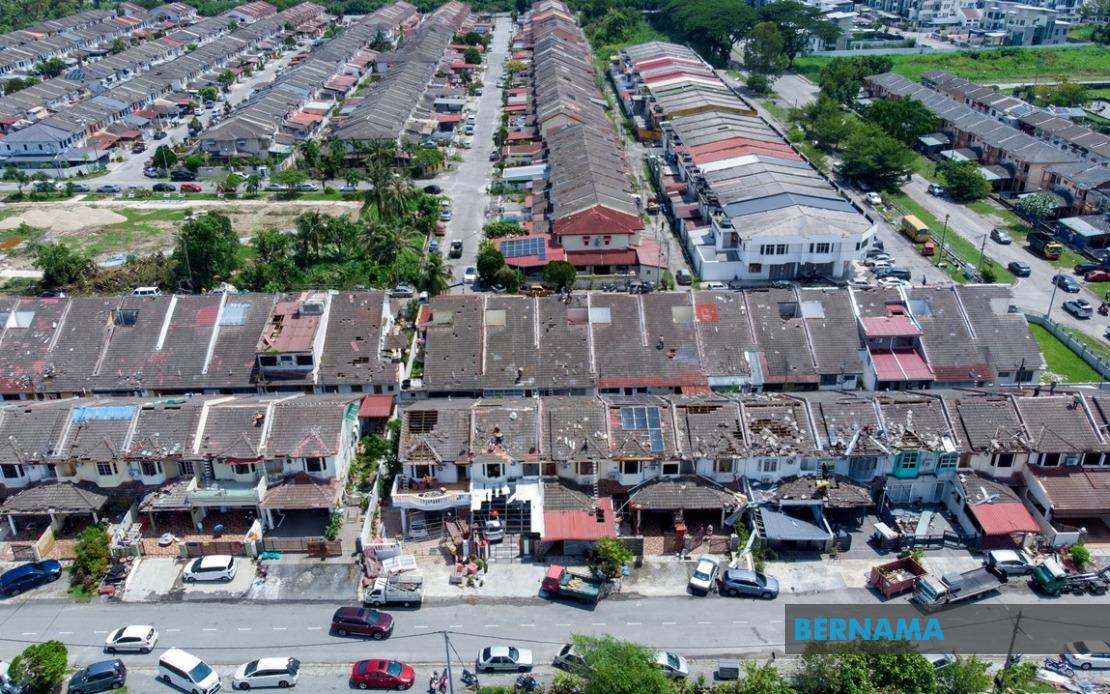 Police Seal Storm-Ravaged Bercham to Deter Looters as Cleanup Continues