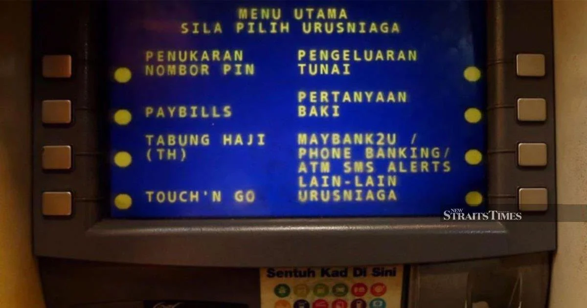 Bank Negara urges public to report wrongful RM1 ATM charges at own-bank machines